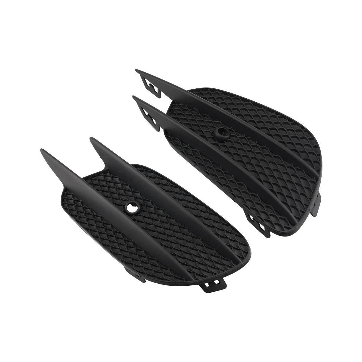 Pair Front Bumper Fog Light Covers for Mercedes-Benz W213 E400 E450 E53 (2016–2019)