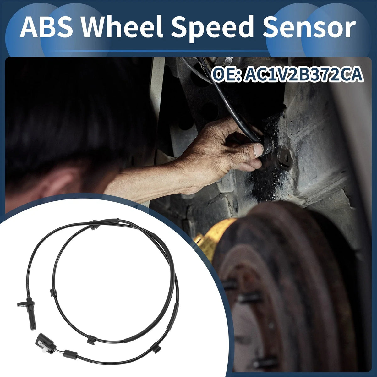 ABS Wheel Speed Sensor for Ford Transit Box (2014–2023) No.AC1V2B372CA