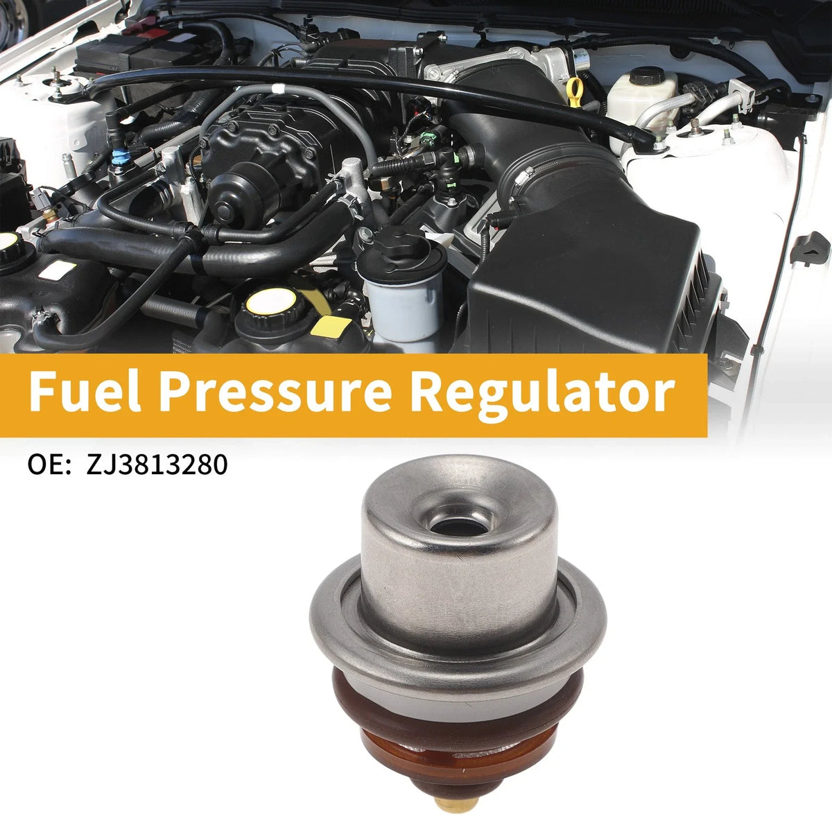 Fuel Pressure Regulator No.ZJ3813280 for Mazda 2 (2011–2014)