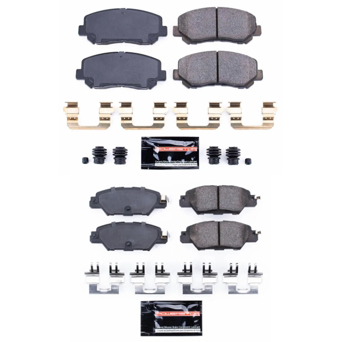 PowerStop Z23 Carbon-Fiber Ceramic Disc Brake Pads Kit for Mazda CX-5 (2013–2021)
