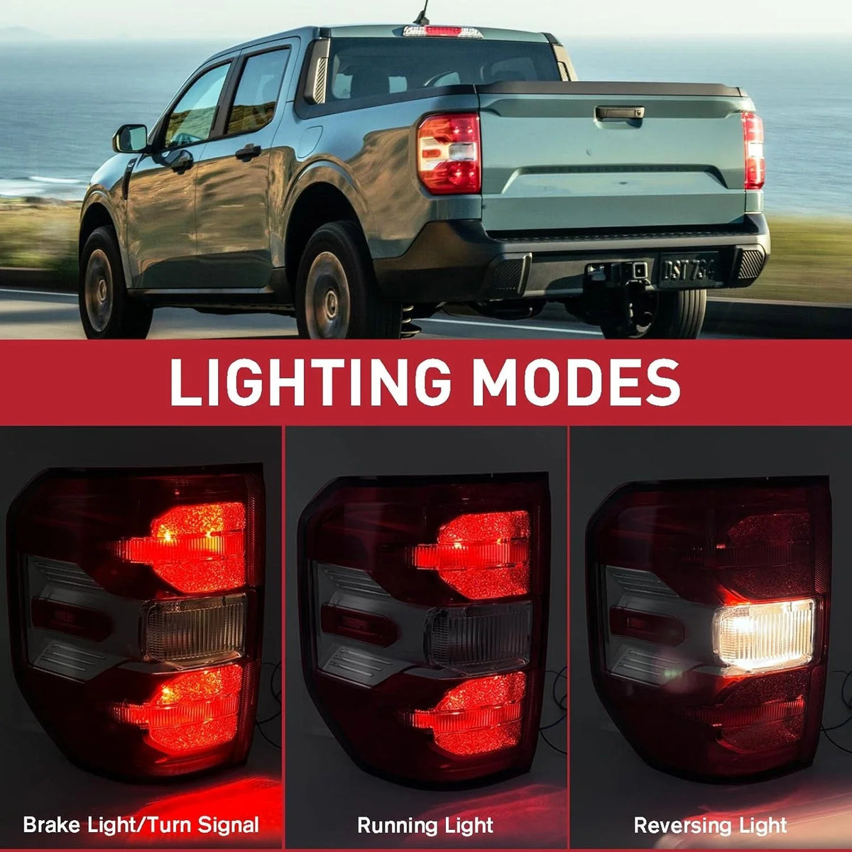 Tail Light Lamp Halogen Rear Left for Ford Maverick 2022-2025