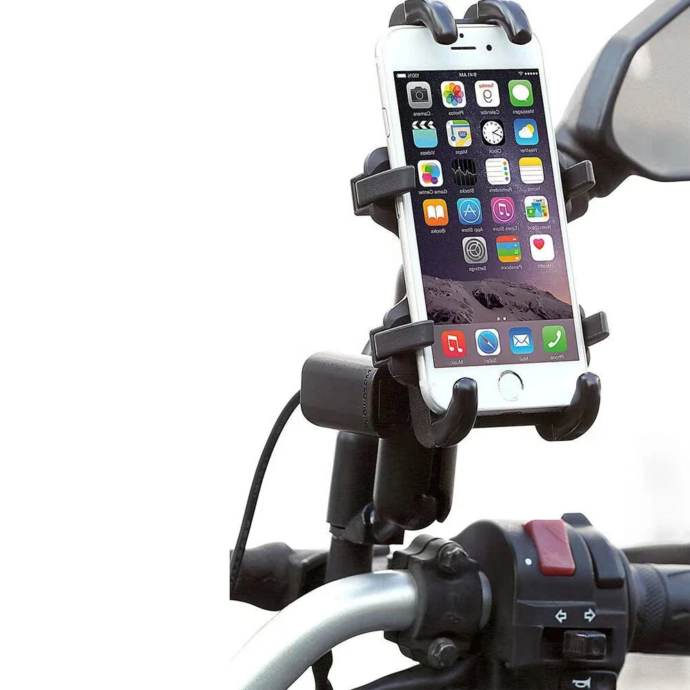 360° Motorcycle Phone Mount Holder for Harley Davidson Street Glide (2014–2023)