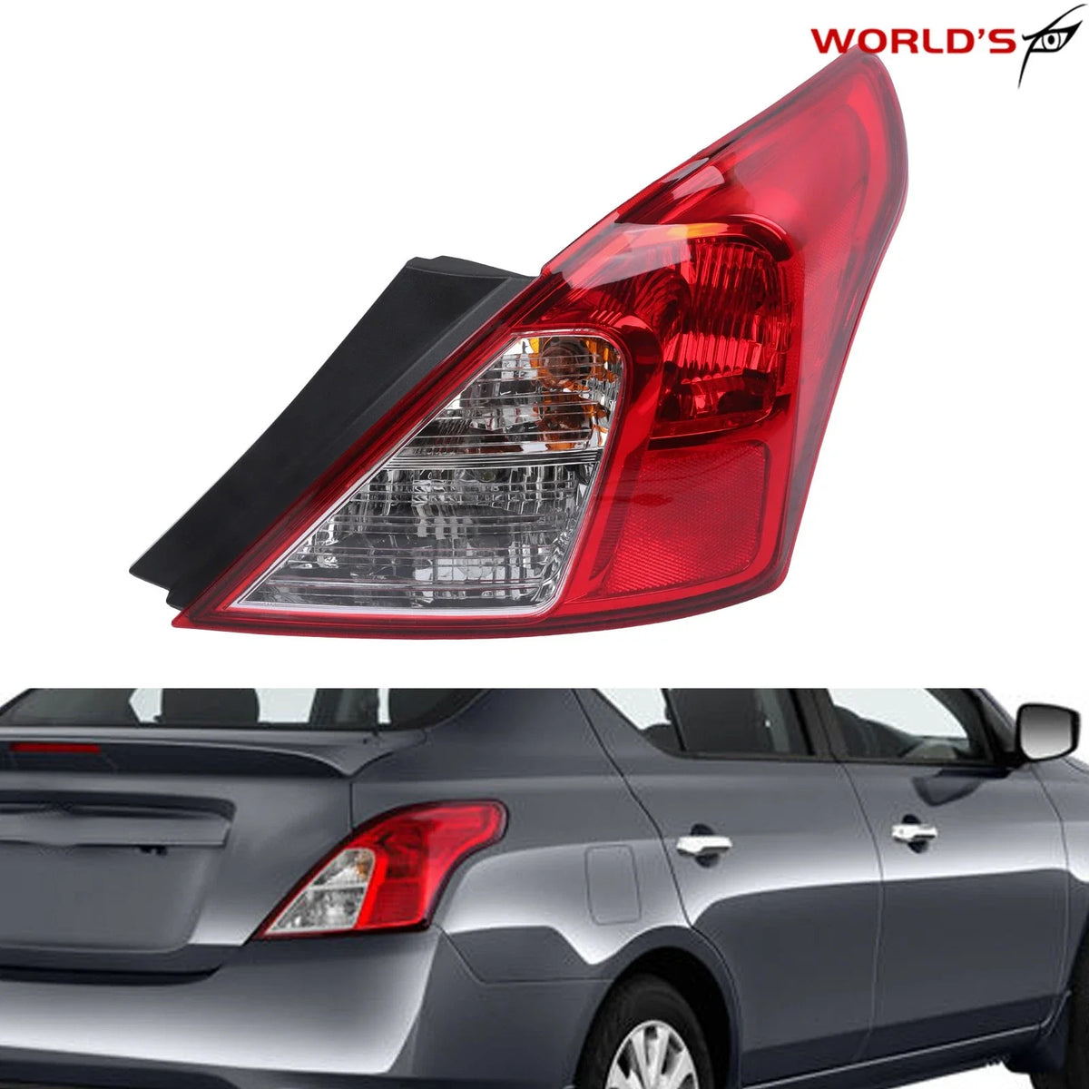 Tail Light for Nissan Versa (2012–2019) Rear Right Halogen