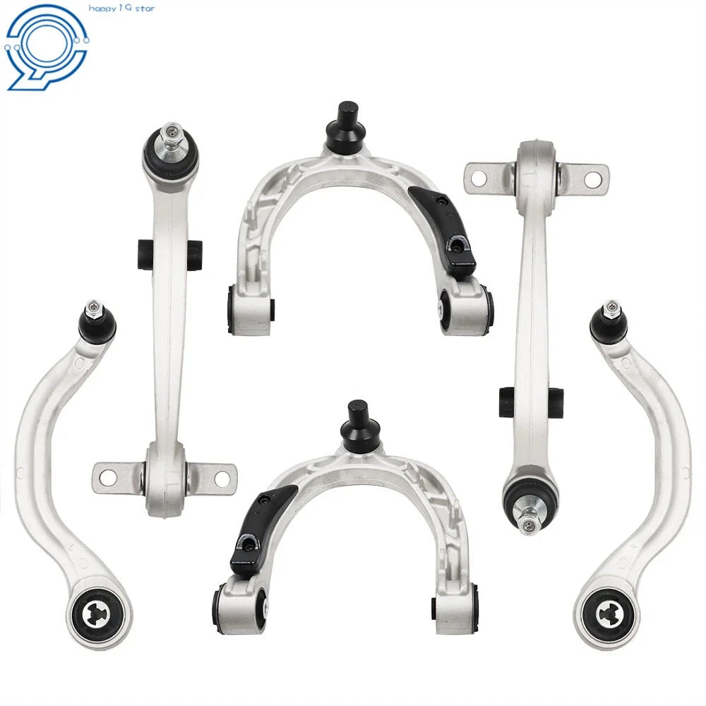 Set of 6 Front Upper Lower Control Arm Ball Joint Assembly for Tesla 3 (2017–2021)