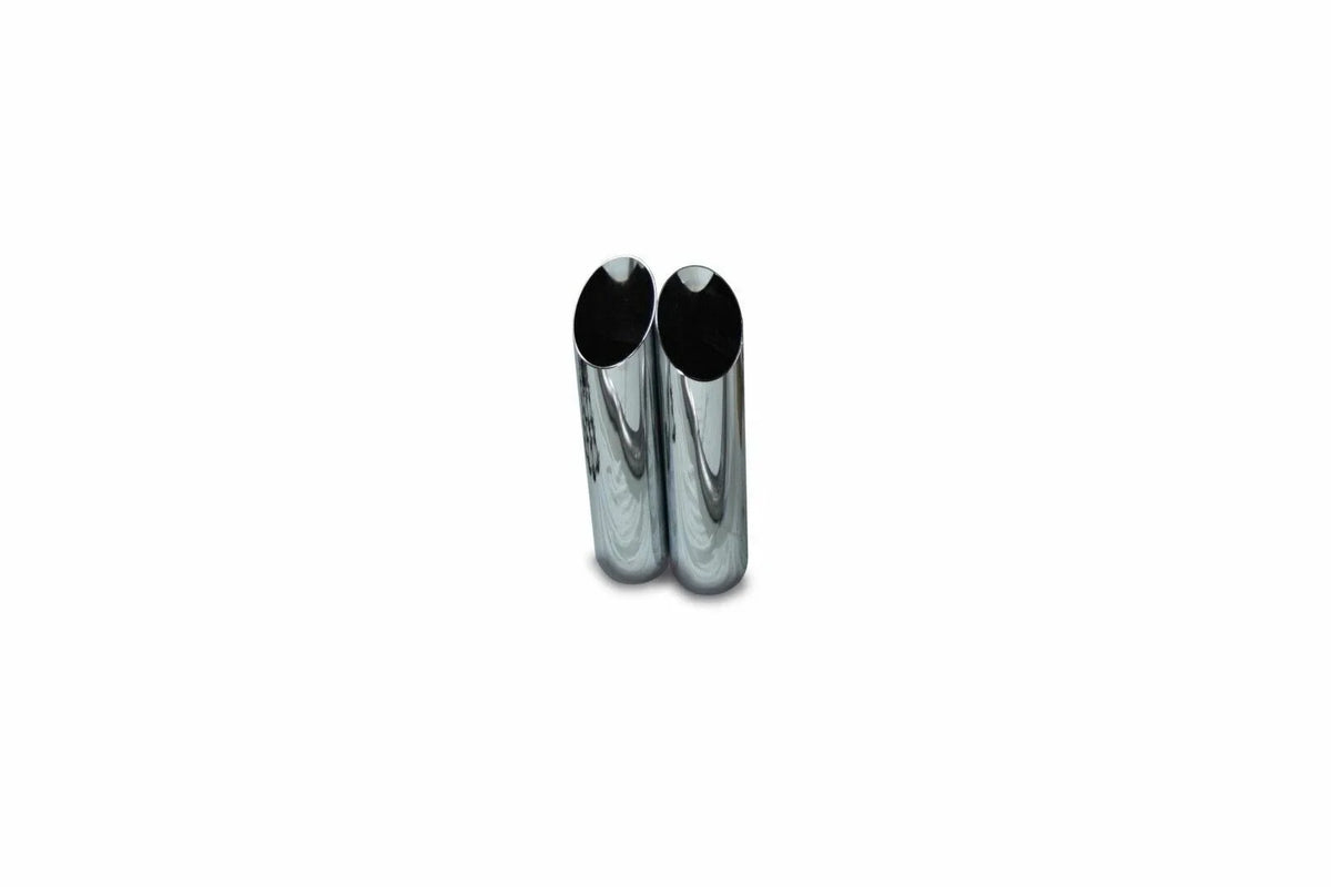 2.5" Dual Exhaust Kit for Ford F150 (2021–2025) - 1 Chamber Slash Tips