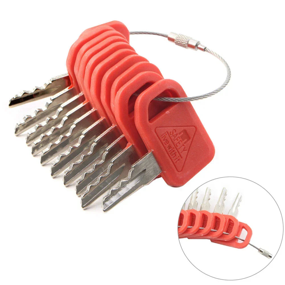 10 pcs Keys for Skid-Steer Loader 260 280 CT332 323D 323E by John Deere