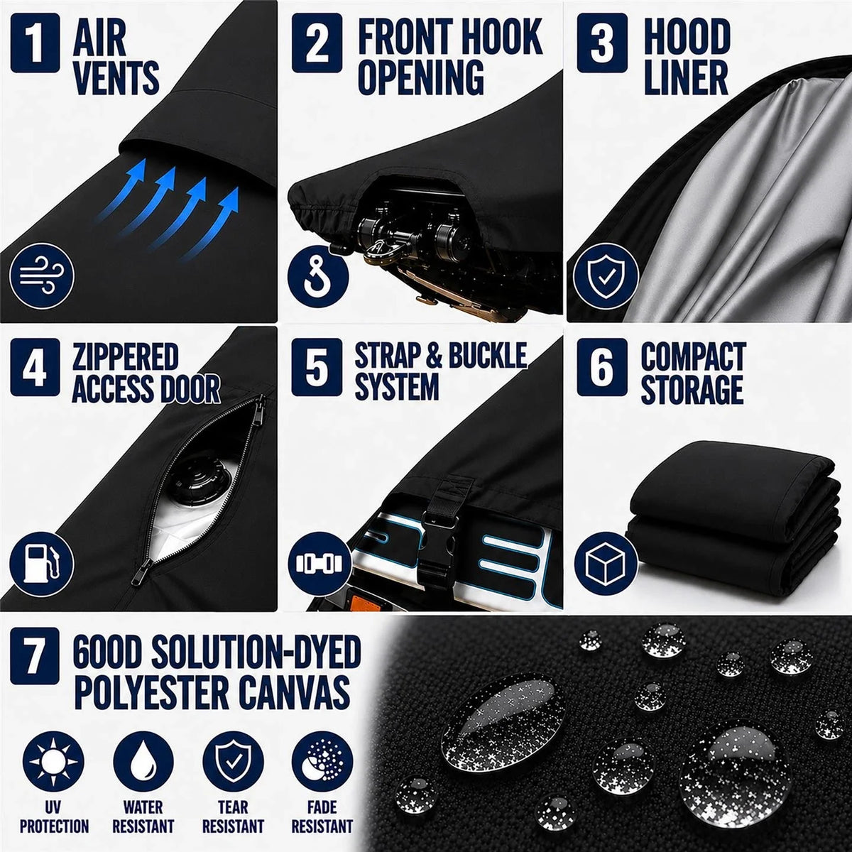 600 Denier Jet Ski Cover for Sea-Doo GTX 4-TEC (2002–2005)