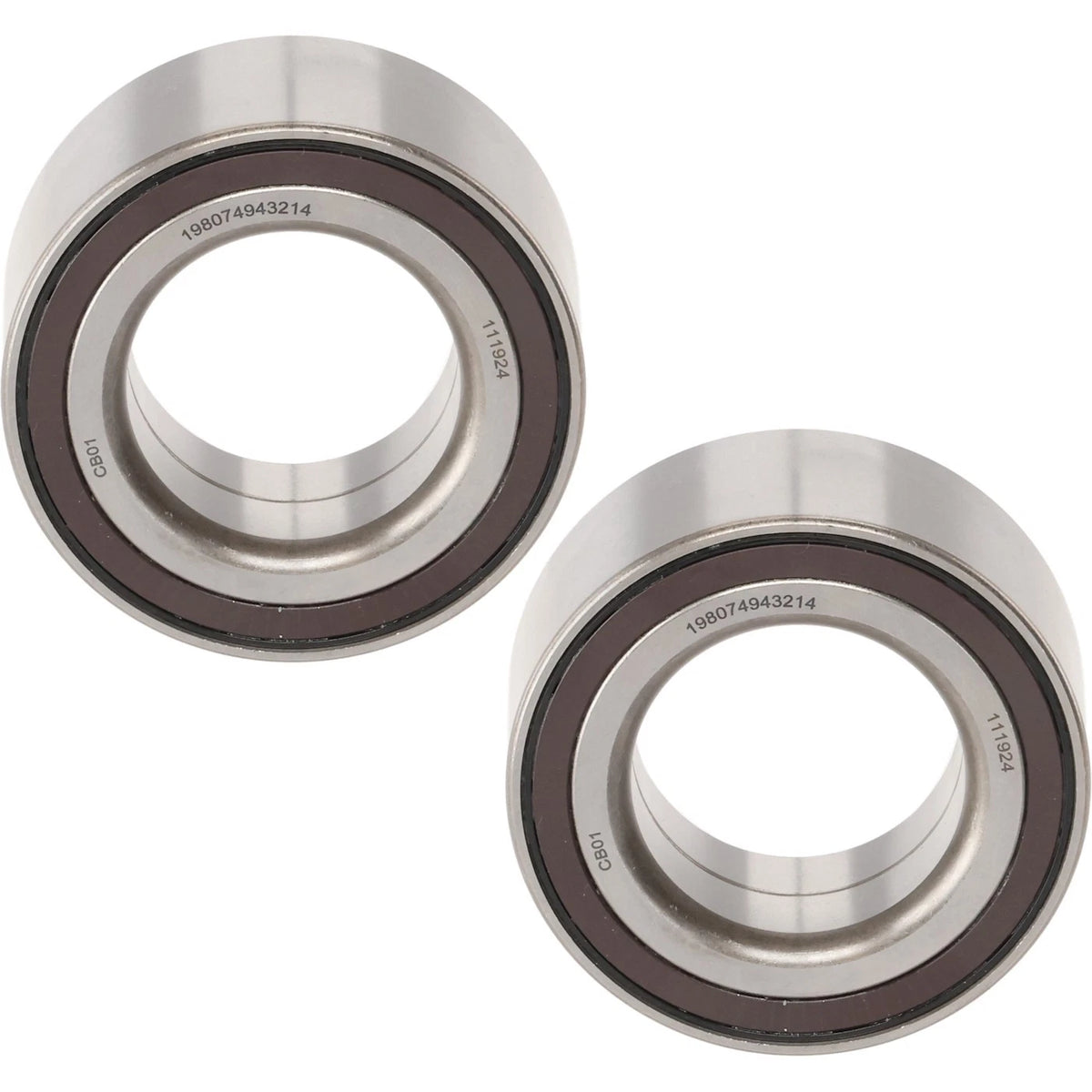 Set of 2 Front Wheel Bearings for Honda
