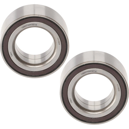 Set of 2 Front Wheel Bearings for Honda