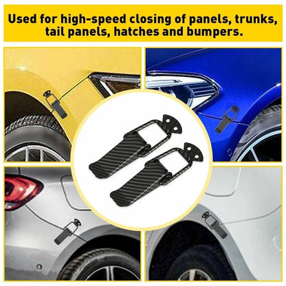 2X Quick Fiber Carbon Release Fasteners for Bumpers (V)