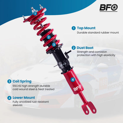 Suspension Coilovers Kit for Nissan G35 350Z RWD 2003-2007