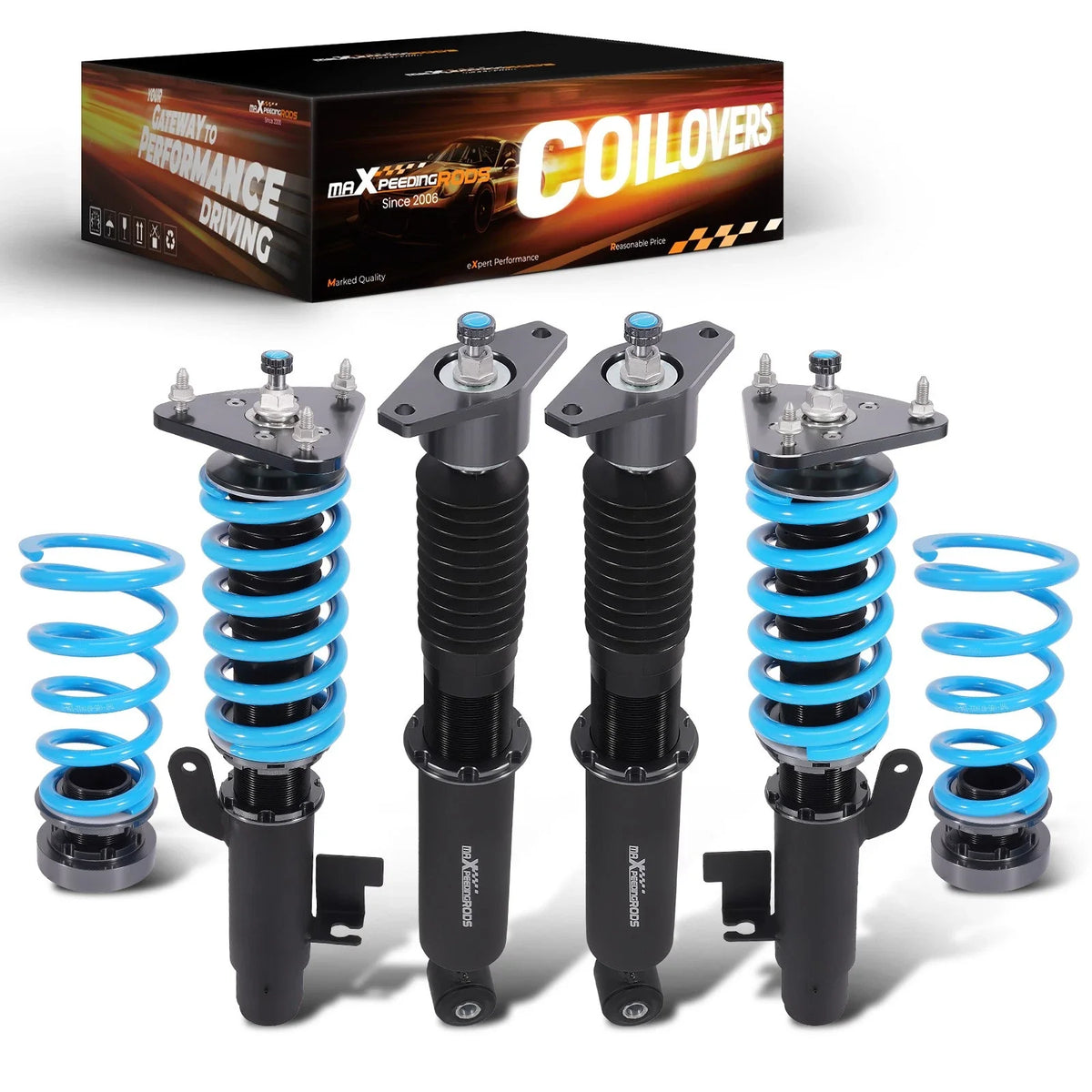 Adjustable Coilover Suspension Kit 24 Clicks for Mazda 3 (2004-2013)