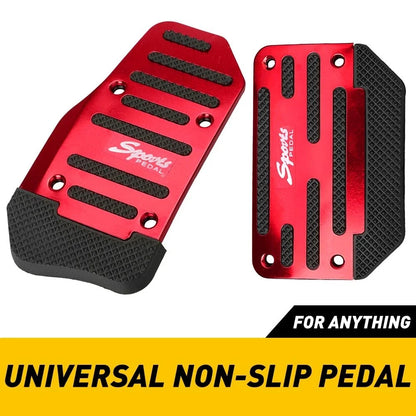 Red Non-Slip Automatic Gas Brake Foot Pedal Pad Cover for