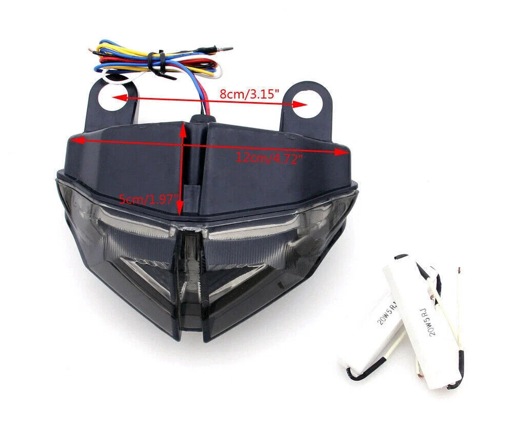 Integrated LED TailLight Turn Signals for Ducati 848 (2008–2012), 1098R/1098S (2007–2012)