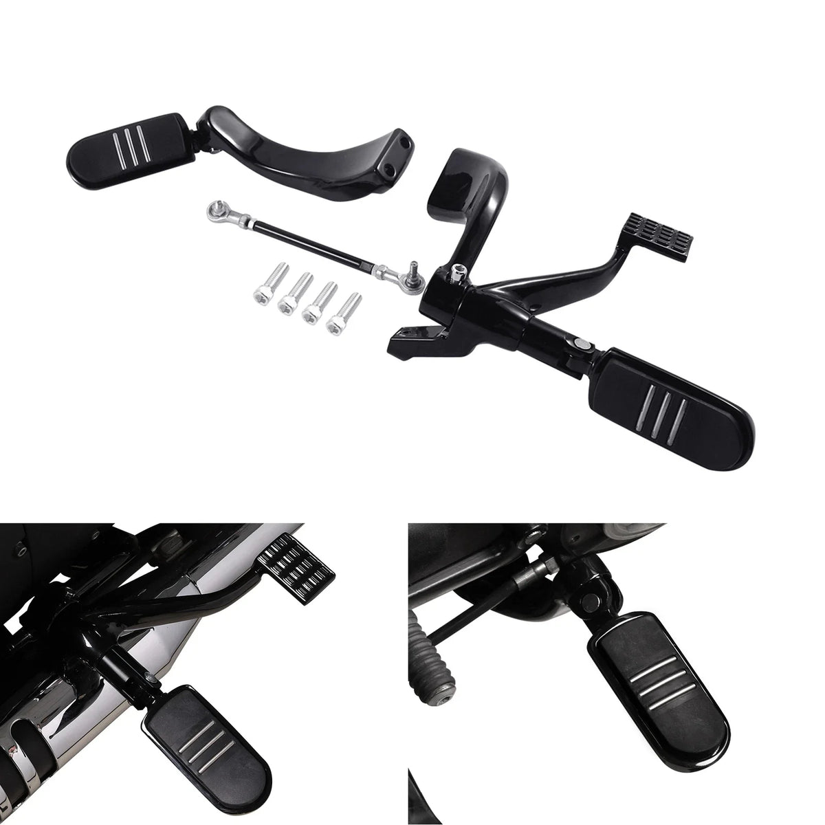 Foot Pegs Rest Levers for Harley Sportster XL 1200 (2004–2013)
