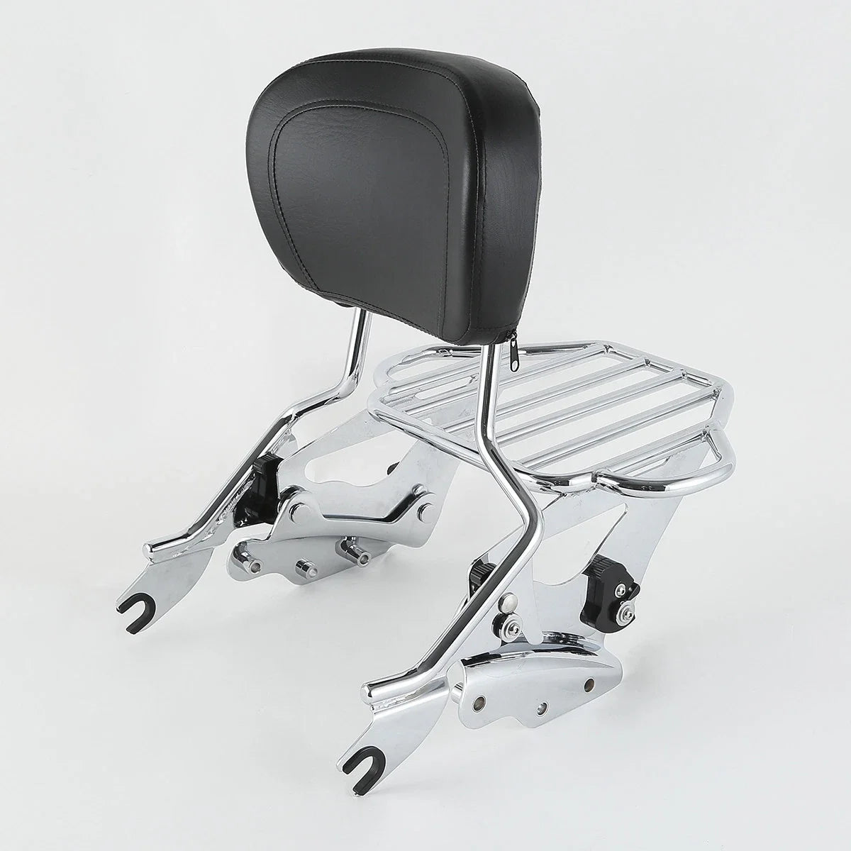 Luggage Rack with Sissy Bar & Docking Kit for Harley Touring Glide 2009-2013