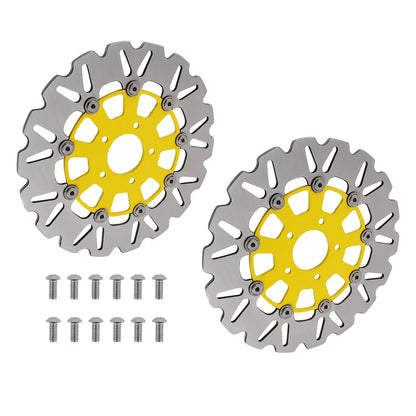 2PC Front Brake Rotor Disc Kit for Harley-Davidson Touring (2008–2019)
