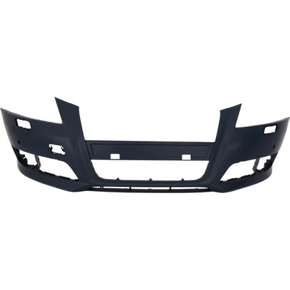 Front Bumper Cover for Audi A3 (2009–2013) w/ HLW/Park Sensor Holes Primed