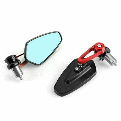 Aluminum Rear View Side Mirror 7/8" for Universal Fit Motorcycle