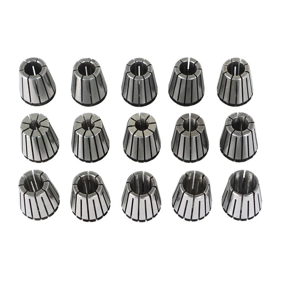 ER25 Spring Collet Set 15Pcs for CNC Lathe Engraving Machine