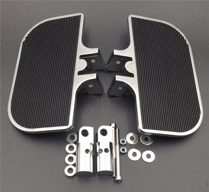 Chrome Mini Floorboards for Dyna 2006-2023 Harley