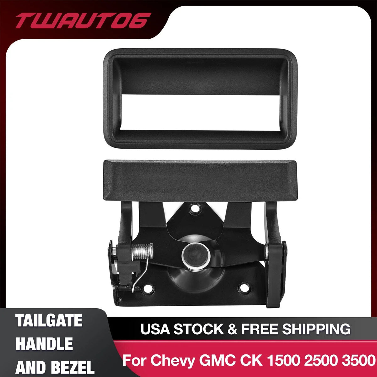 Tailgate Handle Bezel Set for Chevrolet GMC C/K 1500 2500 (1988–1999)