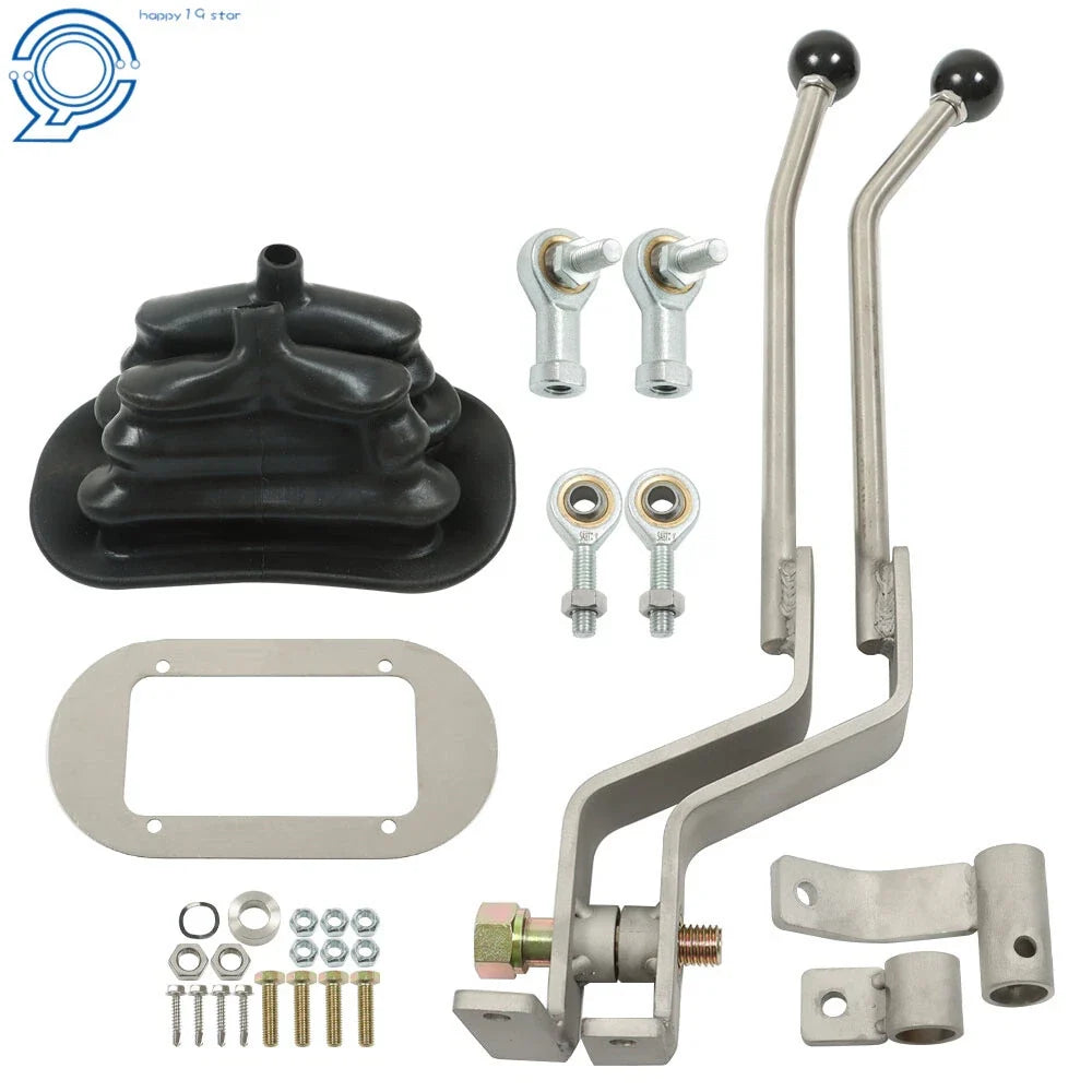 Stainless NP-205 Twin-Stick Shifter for GM Transfer Case