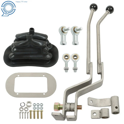 Stainless NP-205 Twin-Stick Shifter for GM Transfer Case