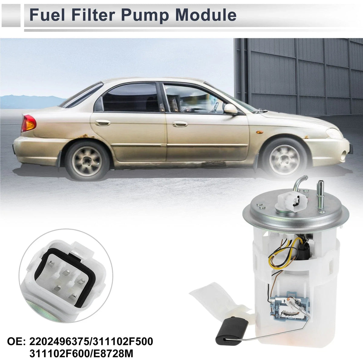 Fuel Pump Assembly for Kia Spectra, Spectra5 (2004–2006) l4 2.0L Gas