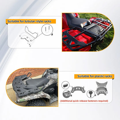 ATV Rear Cargo Box - 95L Trunk Storage Compartment