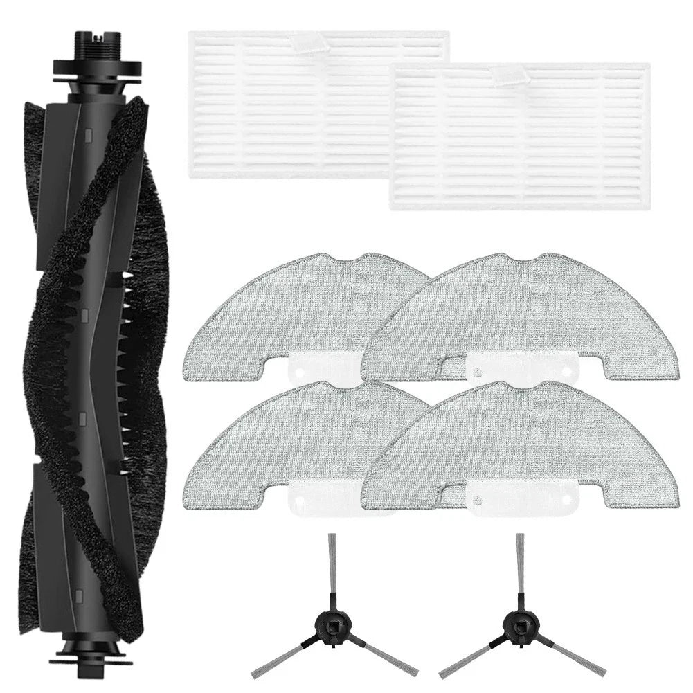Replacement Kit for Prosceni Q20 Plus Vacuum (Main Brush, Side Brushes, Filter, Mop)