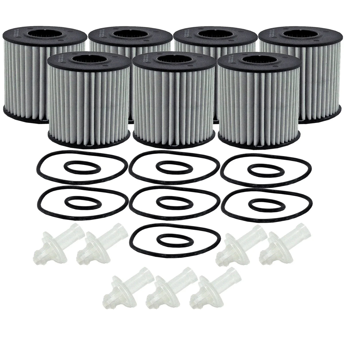 Set of 7 Engine Oil Filters for Lexus Scion Toyota (Wix XP)