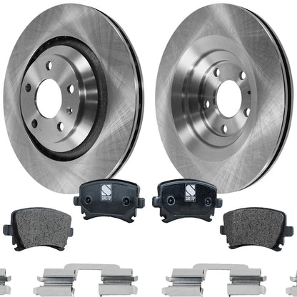 Rear Brake Rotors and Pads Kit for Audi A6 Quattro 2006