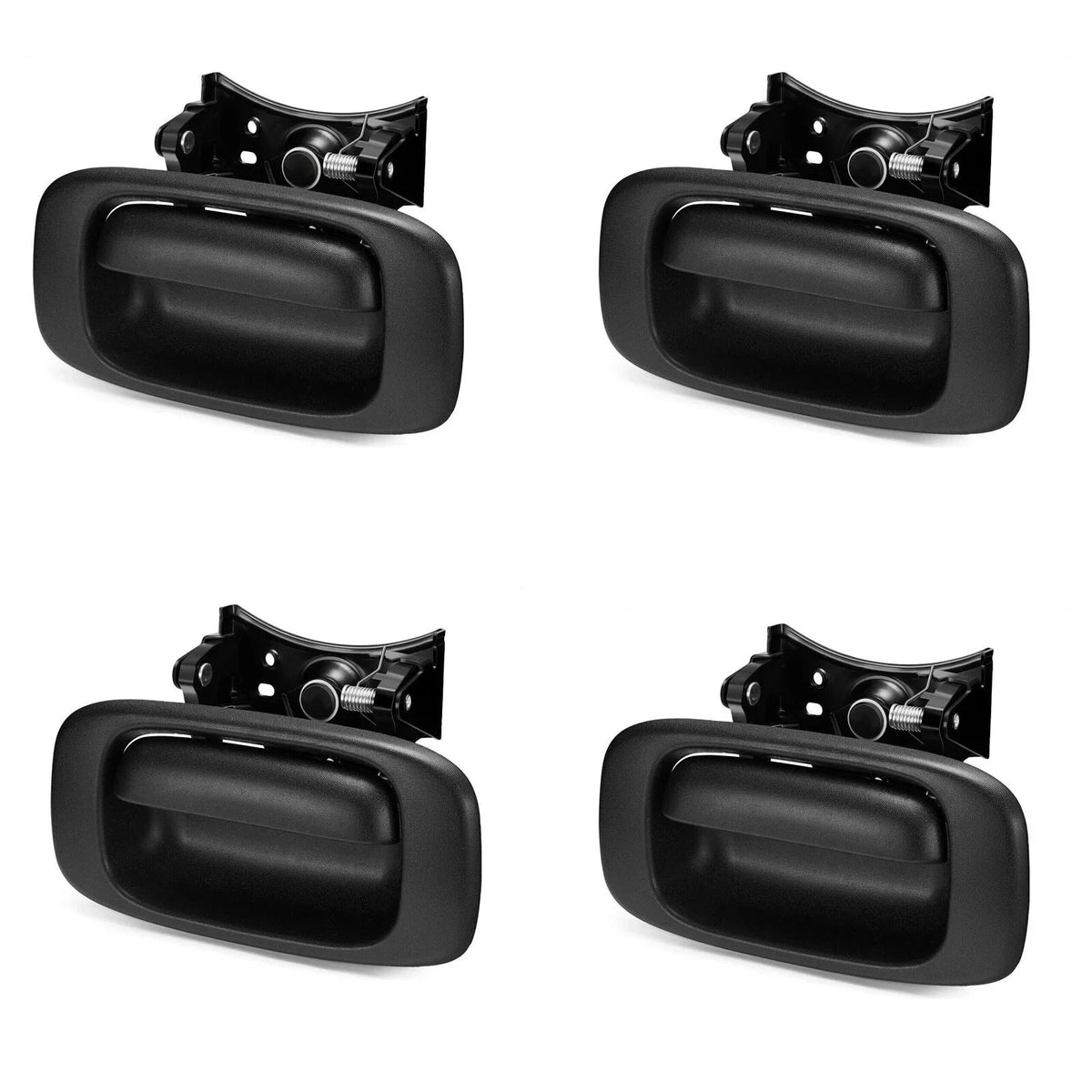 Set of 4 Rear Tailgate Handle Bezels for Chevy Silverado GMC Sierra (1999–2006)