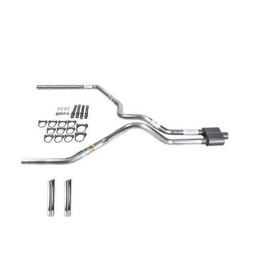Dual Exhaust 2.5" MA Pipe & 1 Chamber Muffler for Ram (1994–2001)