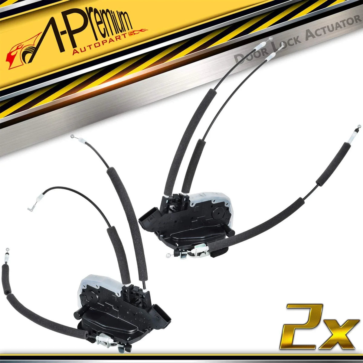 2X Rear Door Lock Actuator for Nissan Juke (2011–2017)