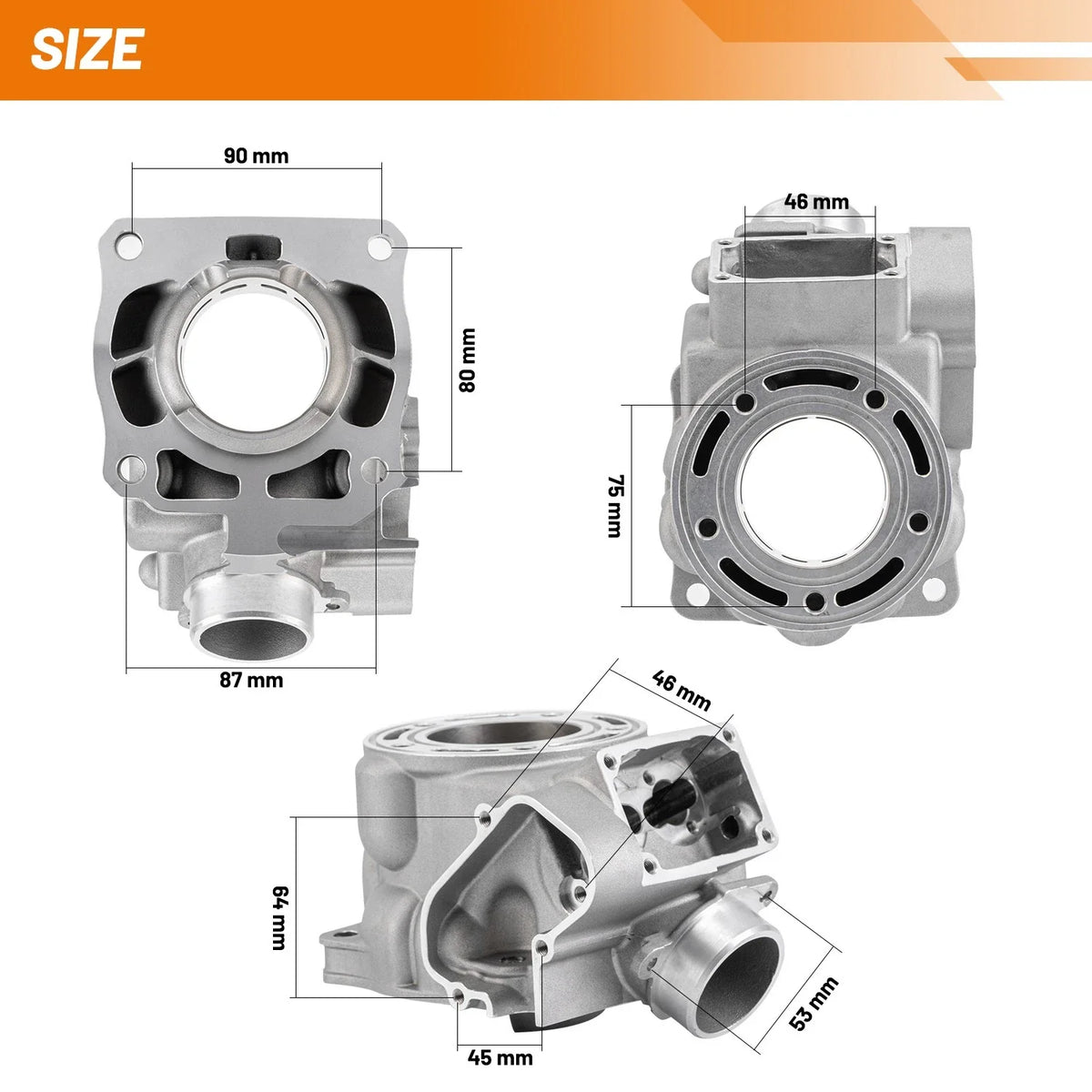Top End Kit for 2005-2021 Yamaha YZ125 1C3-11311-10-00