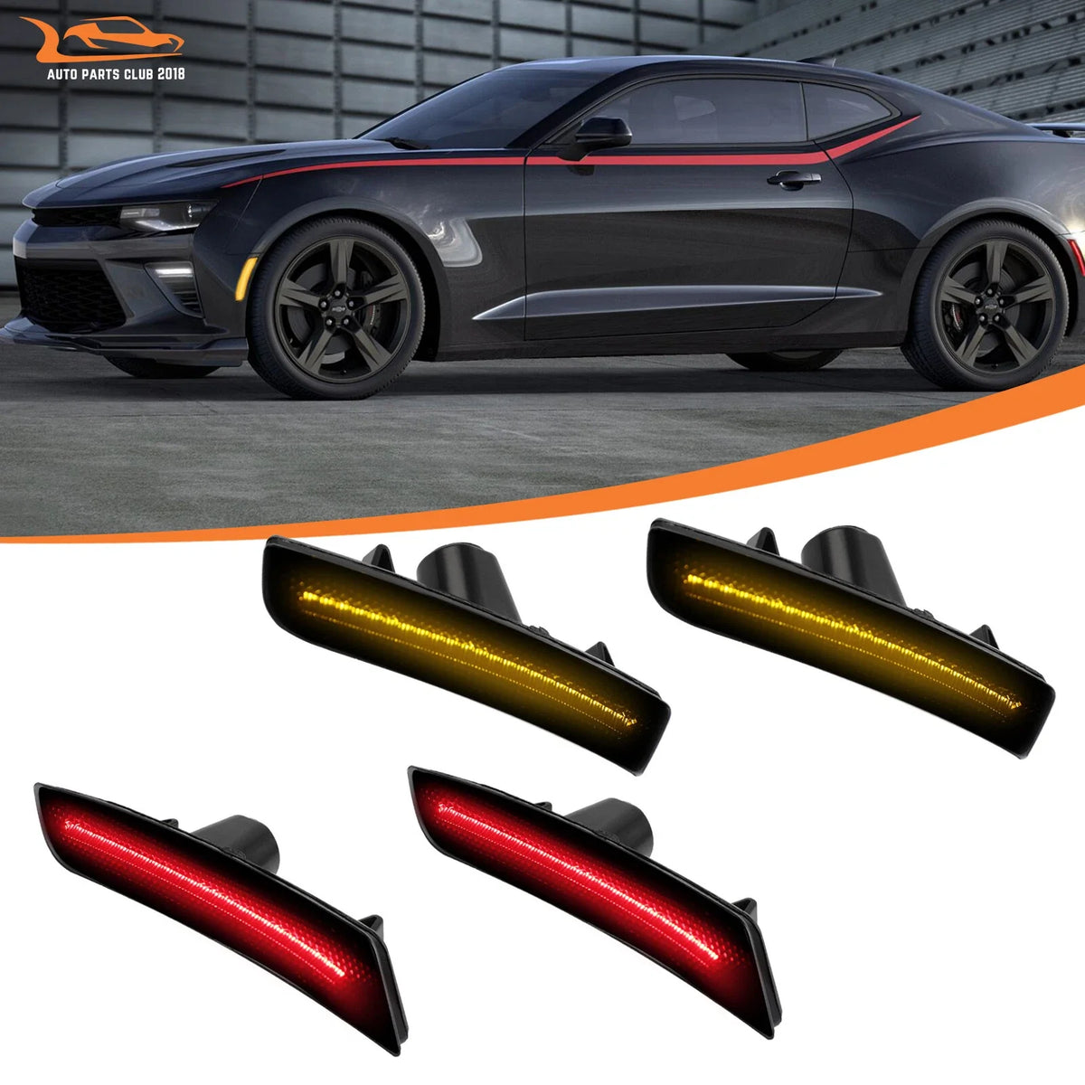 LED Side Marker Lights for Chevy Camaro (2016–2021)