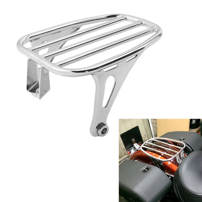 Chrome Solo Rack for Luggage - Harley Street Bob 114 (2021–2025)