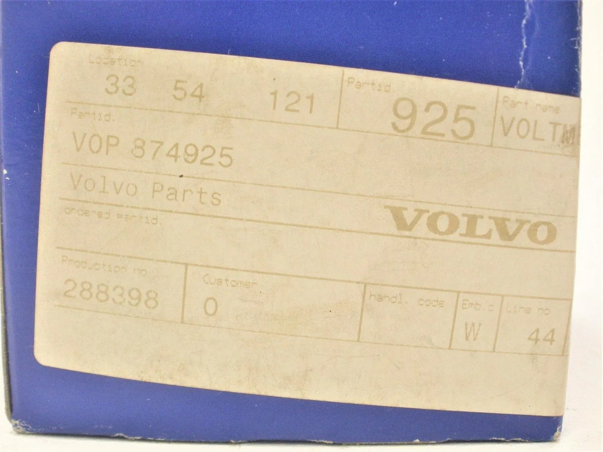 Volvo Penta 874925 Voltage Voltmeter Gauge for Marine Diesel Boat (OEM)