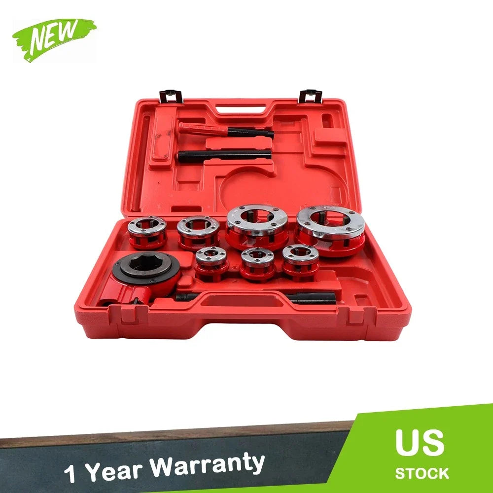 Pipe Threader Set for Multiple Sizes (3/8" to 2")
