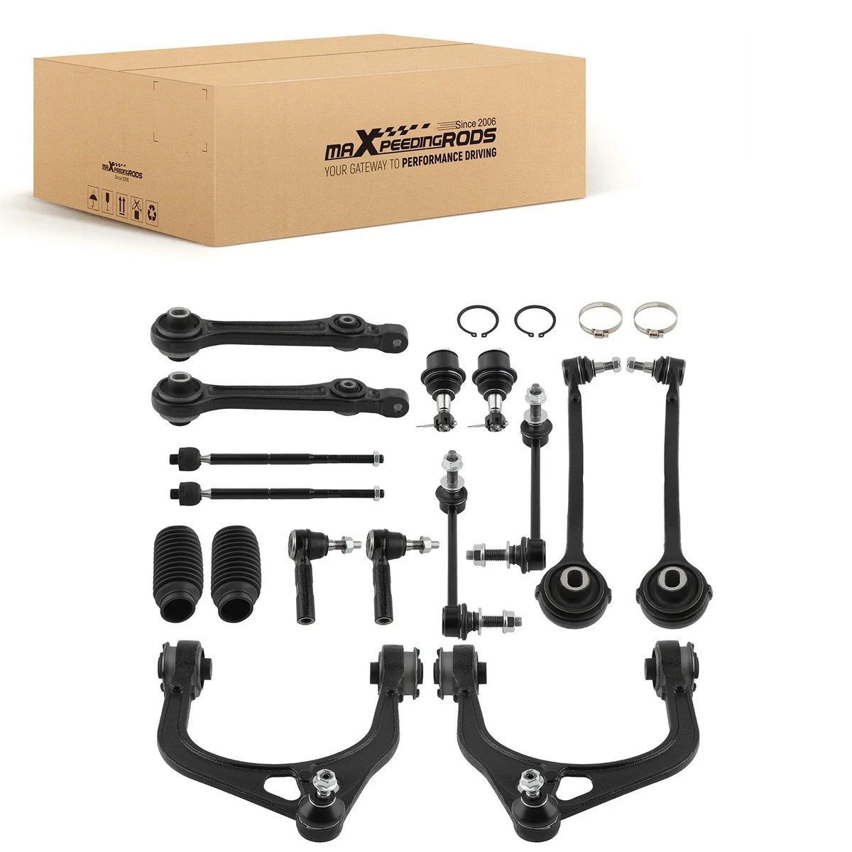 16-Piece Control Arms Kit for Dodge Challenger RWD (2008-2010)