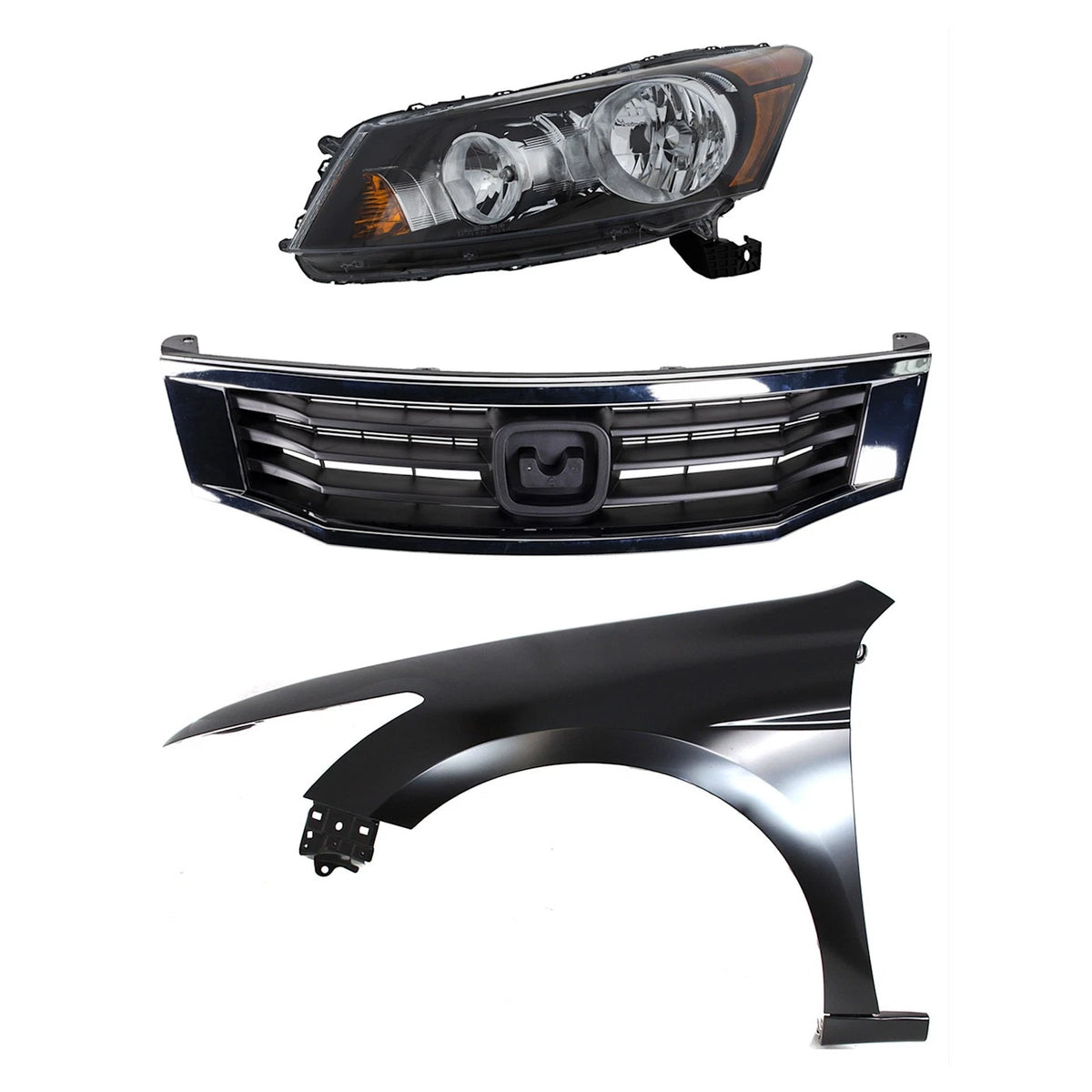 Driver Left Side Headlight for Honda Accord (2008–2010)