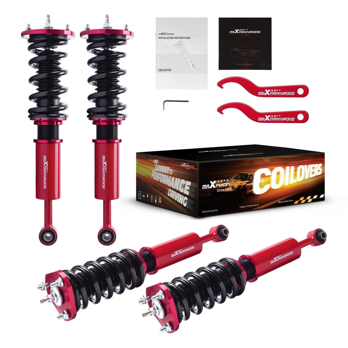 Adjustable 24 Way Coilover Suspension Kit for 2006-2013 IS250 IS350 GS350 RWD