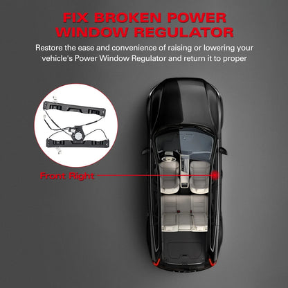 Front Window Regulator Assembly with Motor for Ford Explorer 2002-2010