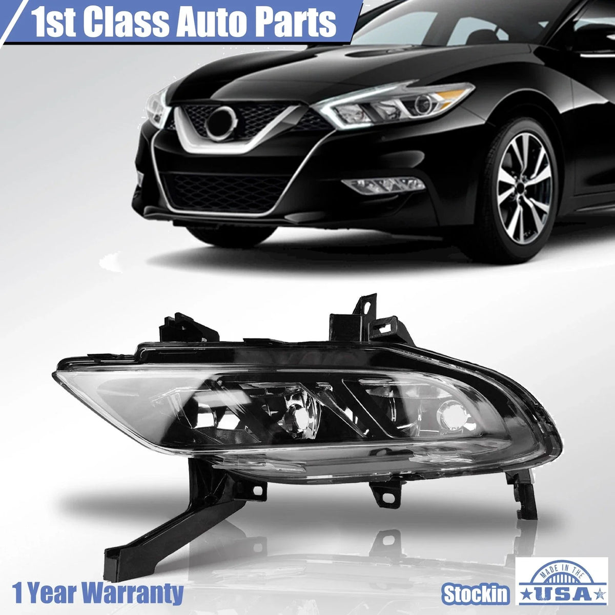Front Left Fog Light for Nissan Maxima (2016–2018)