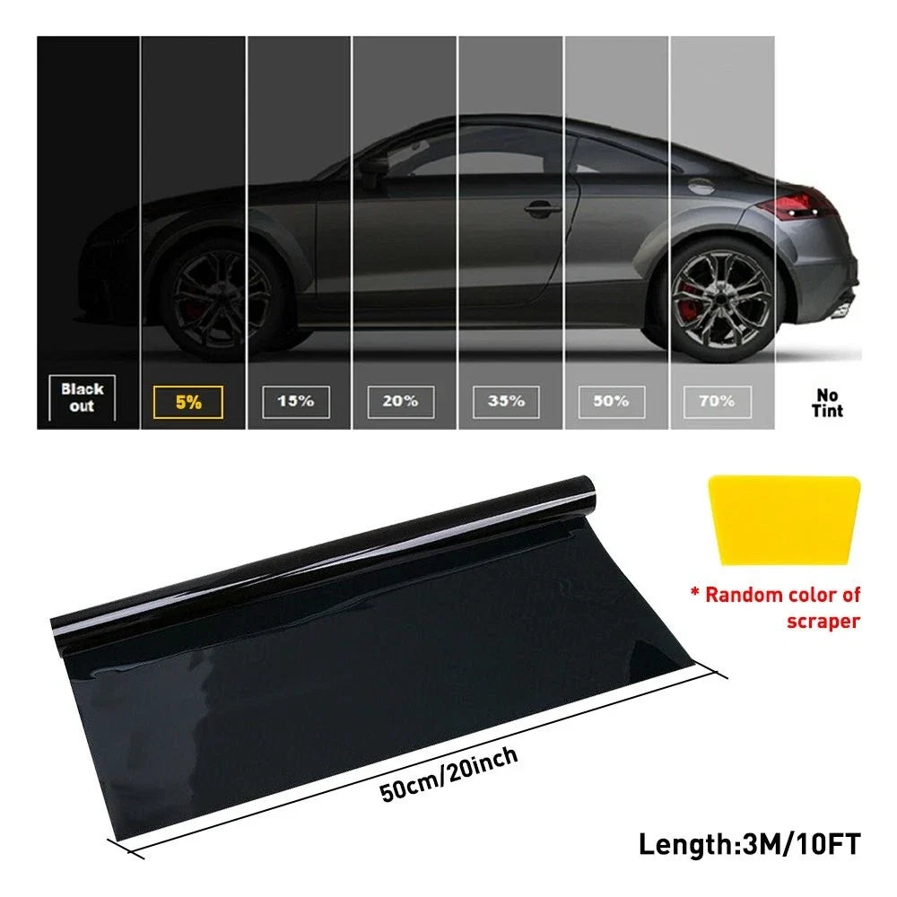Window Tint Film 20" x 10ft Roll for Car Home Office (Uncut)