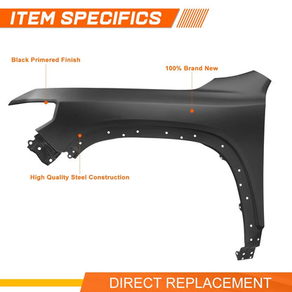 Steel Front Driver Left Side Fender Panel for GMC Acadia (2020–2023)