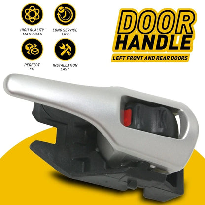 Left Inner Door Handle Black/Silver for Corolla 2009-2013