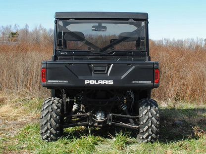 Rear Windshield for Polaris Ranger XP 1000 (2017–2023) - Light Tint, Scratch Resistant